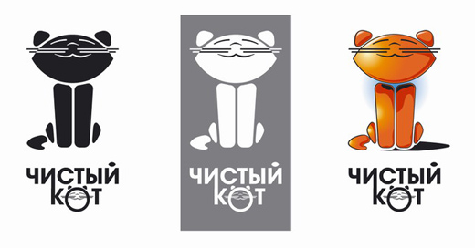 Логотип «Чистый кот»